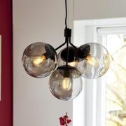 Nordlux Ivona - hanglamp - 54,2 x 54,2 x 244 cm - zwart