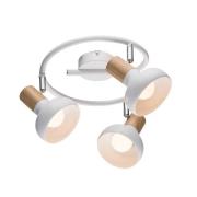 Elmark Addy - plafondspot 3L - Ø 25 x 16,5 cm - wit